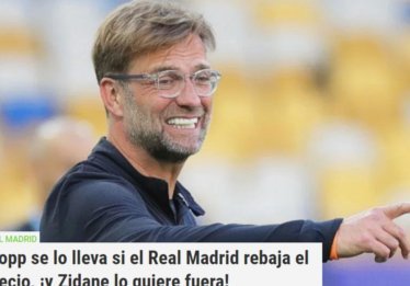 塞尔：克洛普是皇马新帅首选，后者也很欣赏波切蒂诺